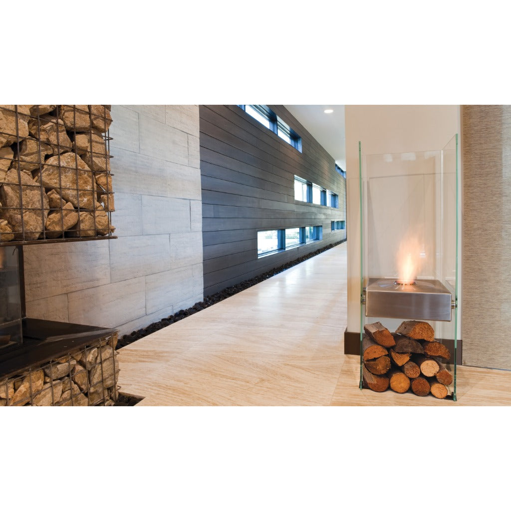 EcoSmart Fire Ghost Bioethanol Fireplace - Freestanding Ethanol Fireplace