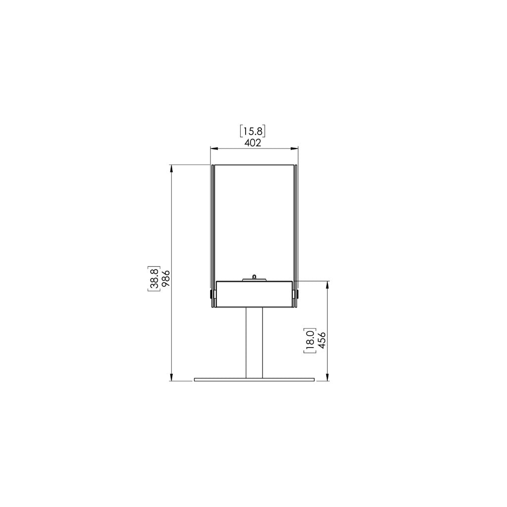 EcoSmart Fire Orbit Bioethanol Designer Fireplace