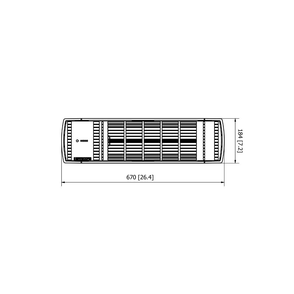 Heatscope Heaters Spot 1600W Electric Radiant Heater